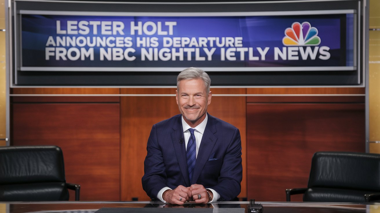 Lester Holt announces he's leaving 'NBC Nightly News' 2025